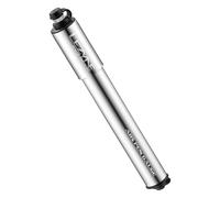 Pompa a Mano Lezyne CNC Gauge Drive HV Argento per MTB - Leggera, Resistente e Compatta con Manometro Integrato