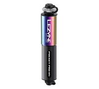 Pompa a Mano Lezyne CNC Pocket Drive Pro HV Neo Metallico/Nero Lucido - 90 PSI, 14,4 cm, Alta Pressione e Volume per MTB e Bici