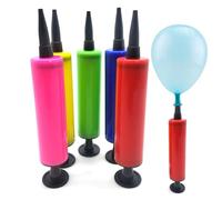 Pompa a mano per palloncini, pompa a palloncino leggera e portatile, gonfiatore manuale a sfera, piccole pompe ad aria manuale, per viaggi, yoga, piscina, feste, casa, esterni, matrimoni, interni