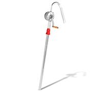 Pompa a Manovella 29L / Min, Pompa Olio Manuale con Impugnatura Antiscivolo, Pompa per Fusti Olio Combustibile Lega di Alluminio di Alta Qualità, per il Trasferimento di Liquidi,