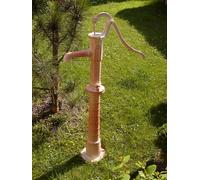 Pompa A Manovella In Terracotta Con Supporto Per Pompa