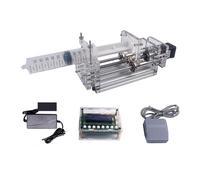 Pompa a Membrana 1-150 ML Micro pompa a siringa da laboratorio Pompa di iniezione elettrica precisione tavolo Mini propulsione Dispenser colla liquida DC 12V(Upgrade Model)