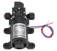 Pompa a membrana autoadescante, pompa dell'acqua per camper, DC 12V, 70W, 0,9 MPa, 4-6 L/min, alta pressione, pompa autoadescante