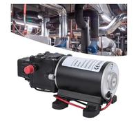 Pompa a membrana intellinte 120W DC 12V 18V, pompa for lavaggio auto ad alta pressione acqua di aspirazione autoadescante agricola 7L/Min A Tenuta Stagna(18V)