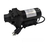 Pompa a membrana per corrente alternata da 115 V/220 V, versatile per camper, barche e autolavaggio, con funzione autoaspirazione e sicurezza per funzionamento a secco, con protezione per interruttore