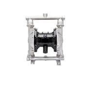 Pompa a membrana, Pompa a membrana pneumatica QBY15 for il trattamento delle acque reflue chimiche industriali autoaspirante for vuoto a di alimentazione(Rubber,Stainless Steel 304)