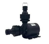 Pompa a Membrana, Pompa acqua 12v alta pressione ultra silenziosa solare DC 24V sollevamento 5M 800L/H motore brushless pompe sommergibili giunto a rottura rapida(12V DC Brass joint)