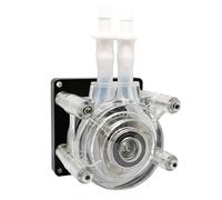 Pompa a Membrana, Pompa peristaltica DC 12V/24V 3000ml/min Pompa dosatrice for acquario sotto vuoto Laboratorio analitico Grande portata(Silicone Tube)