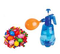 Pompa a palloncino d'acqua - bottiglia di riempimento per palloncini d'acqua | Inflatore in aria e acqua | Waterballoons | Stazione di riempimento della pompa | Riempitrici pallamano con 50