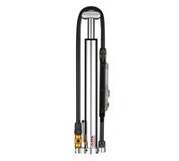 Pompa a pedale Lezyne Micro Floor Drive HPG Argenté