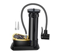 Pompa A Pedale Per Bici | Pompa Aria Multifunzionale Per Auto Con Manometro | Gonfiatore Portatile per Bici Scooter Elettrico Moto Auto,Per Veicoli Elettrici Sedan E Giocattoli Gonfiabili