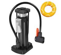 Pompa A Piede Della Bicicletta in Nylon - Pneumatici Per Bici Pompa Ad Aria Del Piede | Alluminio Alliag Anti Slip Portatile Pneur Con Pressione Per Pallone, Pallacanestro, Pallavolo, Moto