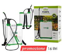 Pompa a Pressione a Spalla 16L | Irroratore Manuale per Giardino, Nebulizzatore