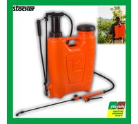POMPA A PRESSIONE A SPALLA STOCKER 12 LT IRRORATRICE PROFESSIONALE PIANTE ALBERI
