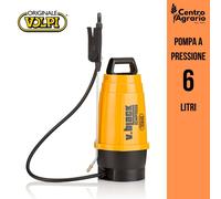 Pompa a pressione spalla 6 lt irroratrice nebulizzatore Volpi manuale giardino