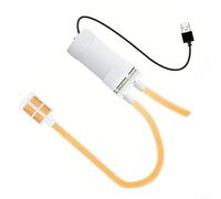 Pompa a sifone autoadescante alimentata tramite USB, pompa di trasferimento di liquidi silenziosa per uso alimentare, tubo da 1,6 m, flusso 2 l/min per produzione di vino, birra e Kombucha (1,6 metri)