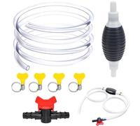 Pompa a Sifone Manuale, Pompa Acqua Manuale, Pompa Trasferimento Liquido Dell'acqua, Manuale Multifunzionale con 3M Tubo Flessibile,Aspira Liquidiper Travaso Liquidi, Benzina