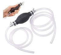 Pompa a Sifone per Benzina Pompa Benzina Manuale con Tubo in PVC 1.2M 0.8M 10mm