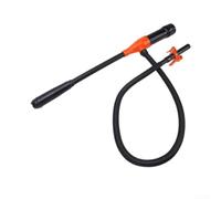 Pompa a sifone per olio, alimentata a batteria, per trasferire cherosene diesel e acqua in ambienti domestici e officine (arancione)