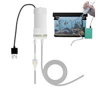 Pompa a sifone portatile - Pompa a sifone portatile con alimentatore USB, elettrica compatta per acquario, laghetto, trasferimento dell'acqua con silenziosa, per cantina, giardino, piscina all'aperto