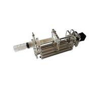 Pompa a siringa da banco di precisione Micro pompa da laboratorio Pompa di campionamento erogatore di colla con elica a siringa con controller di ultima generazione,Maggiore(Szary)