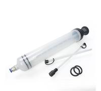 Pompa a siringa per olio per auto, estrattore di liquidi, cambio automatico con tubo flessibile, grande capacità 1500 ml per liquido freni Gruppo Aspirazione Carburante(500ML)
