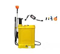Pompa a Spalla 2 in 1 da 18 Litri per Disinfestazione irrorazione Nebulizzatore a Pressione Doppia Funzione Elettrico e Manuale per Giardino Compatto Leggero Ergonomico