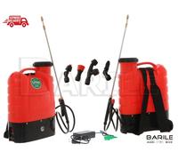 Ausonia POMPA IRRORATRICE A SPALLA ZAINO per DISERBO A BATTERIA LITIO 12V 16 Lt