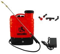 POMPA A SPALLA IRRORATRICE BATTERIA PIOMBO ELETTRICA 16L DISERBO 12V 10A AUSONIA