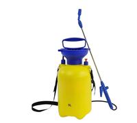 Pompa a Spalla Manuale 5L per Irrorazione | Spruzzatore Pressione Giardino | Nebulizzatore Diserbo Concimazione Disinfestazione | Lancia 55cm + Tubo Rinforzato 120cm