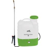 POMPA IRRORATRICE A ZAINO 16 lt A BATTERIA AL LITIO 12V 8 Ah a spalla elettrica