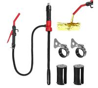 Pompa a trasferimento elettrico, Pompa Benzina Elettrica, Pompa a Sifone portatile Automatico Pompa di Aspirazione Pompa di Trasporto Carburante, Pompa di Trasferimento Liquido A Batteria Gas 2.4 GPM