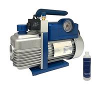 Pompa a Vuoto 51 Lt/min 1/4 HP R32 R410A R407C R134A Pompa per Vuoto con Elettrovalvola e Vacuometro con Olio incluso