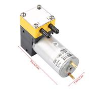 Pompa a vuoto a diaframma in miniatura per aria/liquido 24 V 0.4-1L / min