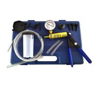Pompa a vuoto manuale 16 pezzi linea freno spurgo auto bici aspirazione TE873