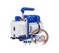 Pompa a vuoto, Pompa for vuoto, pompa for refrigerante a 1 stadio da 3 CFM, misuratori di refrigerazione, aria condizionata, radiatore intelligente portatile for l'industria