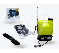 POMPA A ZAINO SPALLA MANUALE A BATTERIA 12 V 16 LITRI IRRORATORE SPRUZZATORE