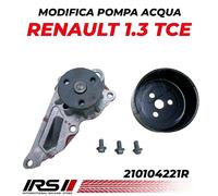 POMPA ACQUA 1.3 TCE RENAULT CLIO CAPTUR MEGANE MERCEDES A180 COMPLETA 210104880R