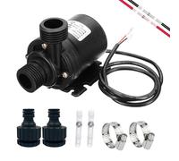 Pompa Acqua 12V, Pompa Sommersa Acqua Brushless 800l/h 5m, Mini Pompa Acqua per Fontane E Sistema di Circolazione dell'AcquaStagno Acquario Serbatoio di pesci Solare Fontana