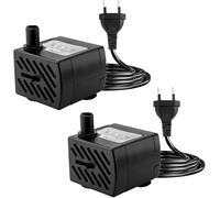 Pompa Acqua 3W 180L/H - Mini Pompa Ultra-Silenziosa per Acquario, Fontanella per Gatti, Teich, in Plastica