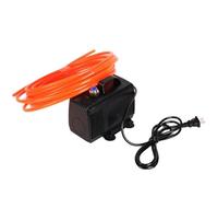 Pompa 'acqua 80W 3,5M 3500L/H 220V for macchina for incisione e taglio CO2 Motore mandrino 1,5KW/2,2KW(UK,Black pump with pipe)