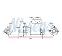 Pompa Acqua Adatto A per Mercedes-Benz SLK Chrysler Crossfire