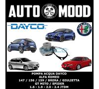 POMPA ACQUA ALFA ROMEO 147 156 159 166 BRERA GIULIETTA GT MITO SPIDER JTD JTDM