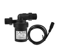 Pompa acqua alta temperatura solare CC 12V 10W Scaldabagno senza spazzola Pompa circolazione calda Sommergibile basso rumore 1/2 Filo