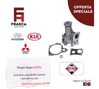 Pompa Acqua Ashika Hyundai Galloper II 2.5 TD TCi H1 Furgonato Terracan
