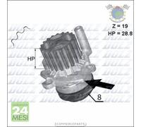 Pompa acqua ausiliaria Dolz per AUDI TT Q5 Q3 A6 A5 A4 A3 A1 SEAT TOLEDO IV ALH