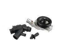 Pompa Acqua Auto LR097165 LR028136 1 set pompa acqua automatica con bulloni guarnizioni connettore + kit termostato adatto per Jaguar Land Rover V8 5.0L Pompe acqua