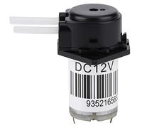 Pompa acqua autoadescante con tubo in silicone mini pompa peristaltica piatta nera per l'analisi degli esperimenti (12V)