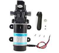 Pompa Acqua Autoadescante Membrana 12V DC 120W 10L/min Pressione Max 13 kg Sollevamento 80m Aspirazione 1,5m per Irrigazione Giardino Pulizia Residenziale Idropulitrice Spruzzi Pesticidi