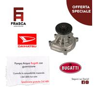 Pompa Acqua Bugatti Daihatsu 1.3 Sport 4WD GTTI Copen Sirion Terios TRV
